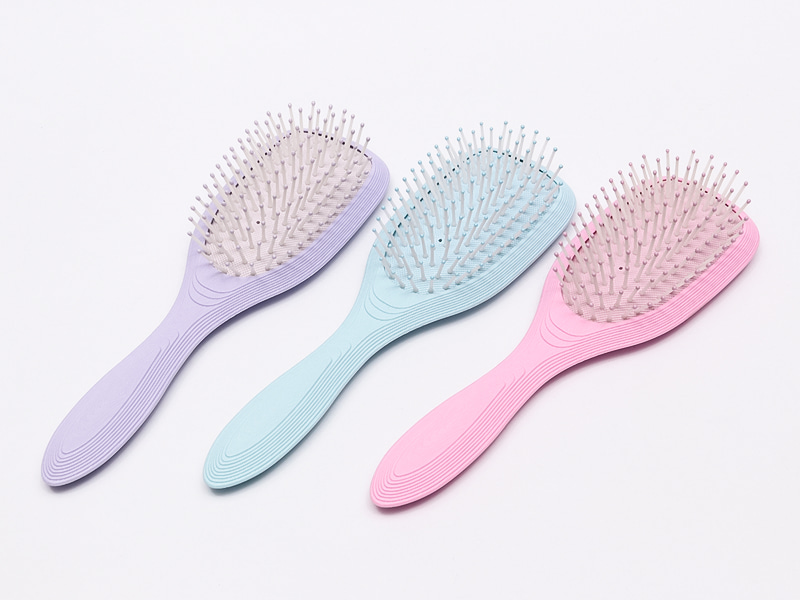친환경 섬유 밀짚 엉킴 방지 헤어 브러쉬