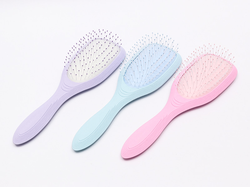 친환경 섬유 밀짚 엉킴 방지 헤어 브러쉬