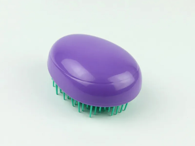 미니 달걀 모양의 어린이 헤어 브러쉬
