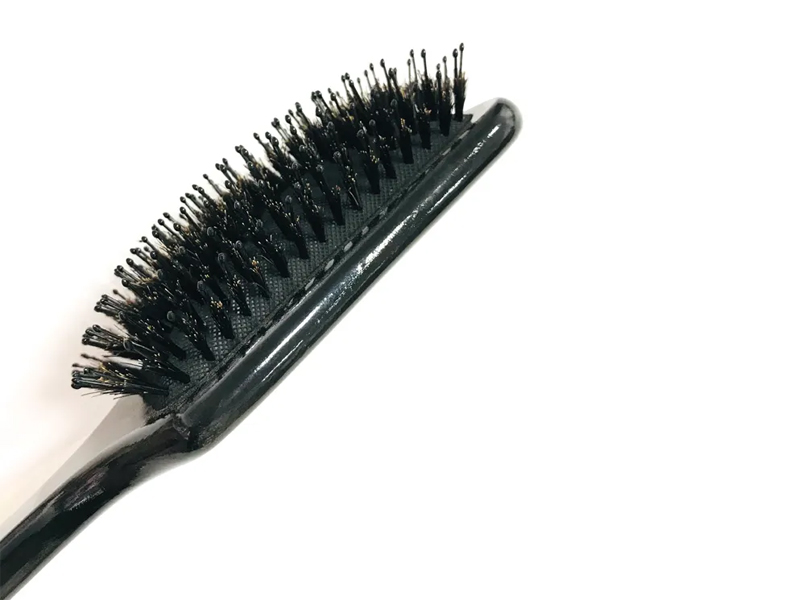 멧돼지 강모 마사지 나무 패들 디탱글러 대나무 헤어 브러시