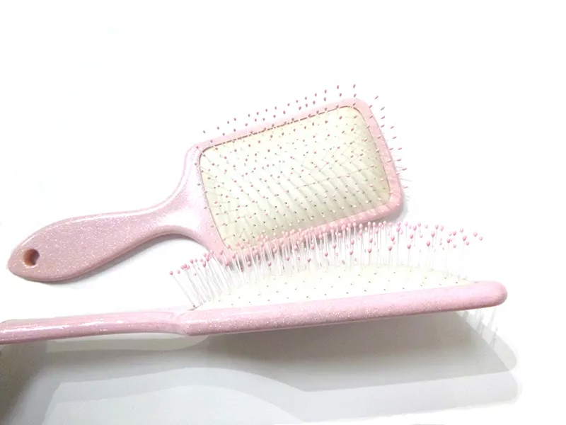 핑크 디탱글링 패들 헤어 브러쉬