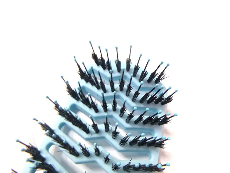 강모가 있는 엉킴 방지 헤어 브러시