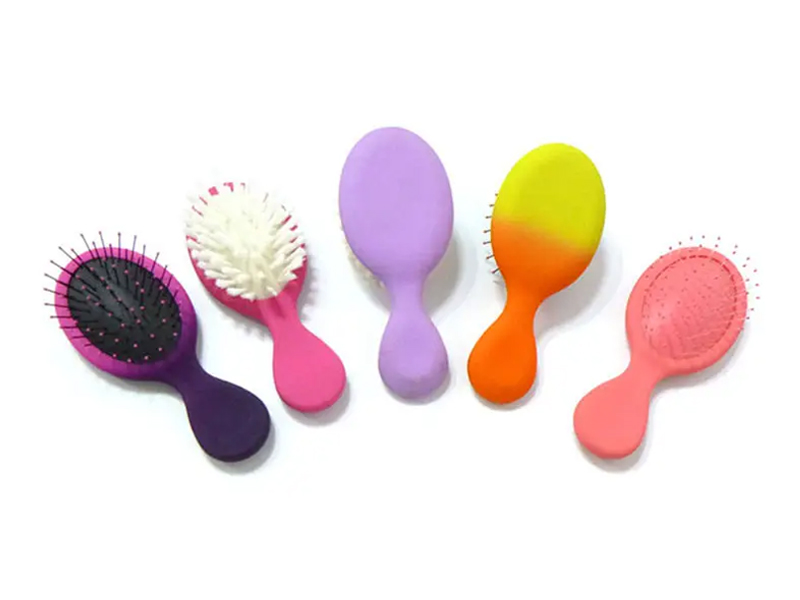 Brosse a Cheveux 아프로 탱글 헤어 브러쉬 남성용 고무 코팅