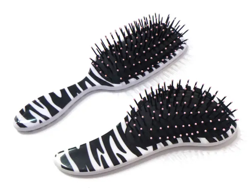 Detangling Paddle Deman 플라스틱 헤어 브러시