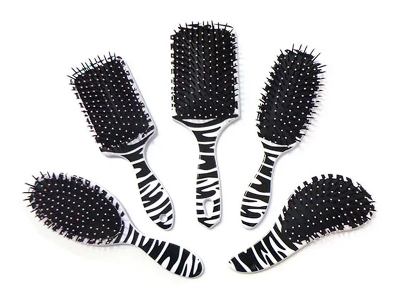 Detangling Paddle Deman 플라스틱 헤어 브러시