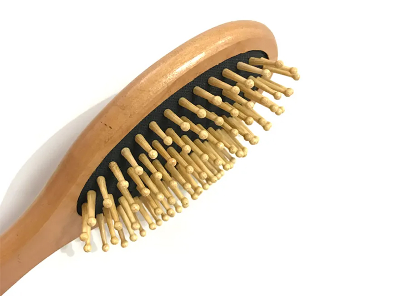 아기 패들 나무 마사지 헤어 브러시